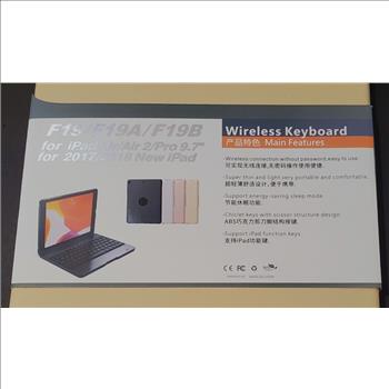 Wireless Keyboard F19/F19B for iPad Air Air 2 Pro 9.7 Rose Gold