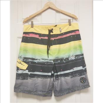 Maui and Sons Abstract Print Men's Swim/Board Shorts Sz M, Bangladesh
