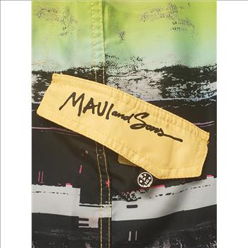 Maui and Sons Abstract Print Men's Swim/Board Shorts Sz M, Bangladesh