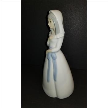 Vintage Spain Valencia Porcelanas Miquel Requena Young Lady In Veil Figurine