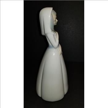 Vintage Spain Valencia Porcelanas Miquel Requena Young Lady In Veil Figurine