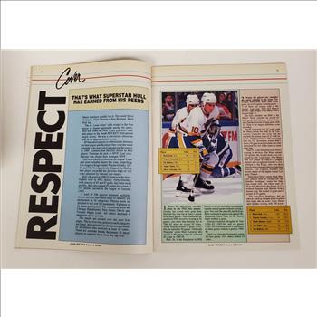 VTG Canada Sept 1991 Inside Hockey Magazine Eric Lindros Poster