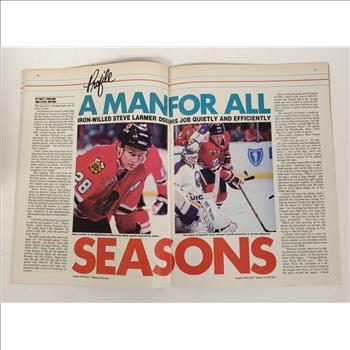 VTG Canada Sept 1991 Inside Hockey Magazine Eric Lindros Poster