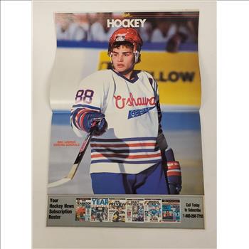 VTG Canada Sept 1991 Inside Hockey Magazine Eric Lindros Poster