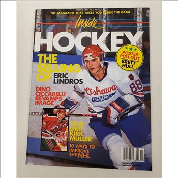 VTG Canada Sept 1991 & Dec 1990 Inside Hockey Magazine Eric Lindros Poster