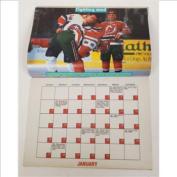 VTG USA Jan 1991 Hockey Stars Magazine Pull Out Colander Mark Messier Poster