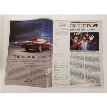 Vintage Canada Sept 9 1991 Maclean's Magazine lucky Lindros & Pullout Map