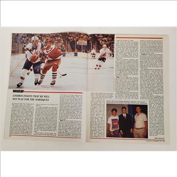 Vintage Canada Sept 9 1991 Maclean's Magazine lucky Lindros & Pullout Map