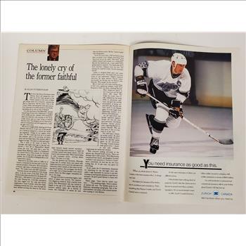 Vintage Canada Sept 9 1991 Maclean's Magazine lucky Lindros & Pullout Map