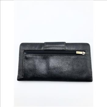 Fossil Black Leather Bifold Wallet