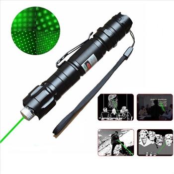 10 Miles 532nm Green Laser Pointer Pen Visible Beam Light Laser + Star Cap