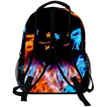 Blue And Red Fire Dragons Backpack