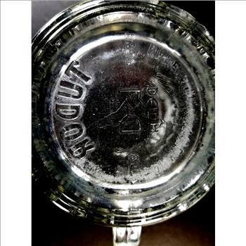 Vintage TUDOR England Glass Beer Mug With Handle