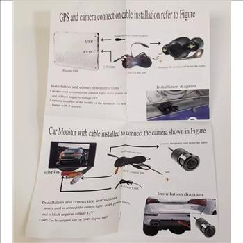 2.4G Wireless Color Video Transmitter and Receiver for The Vehicle Backup & Front Camera