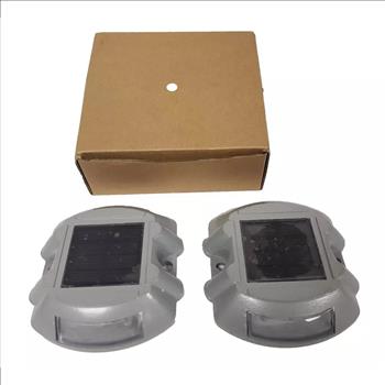 Solar Driveway Lights Deck Lights Solar Dock LED Safety Light for Pathway Lot