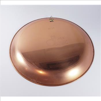 Vintage #24 Copper Made in Greece Athena, Poseidon and Artemis Wall Hanging Round