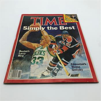 Larry Bird 2 Vintage Magazines Sports Illustrated Plus Wayne Gretzky 1 Time Magazine