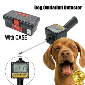 Dog Ovulation Detector Tester Pregnancy Planning Breeder Canine Mating with Case