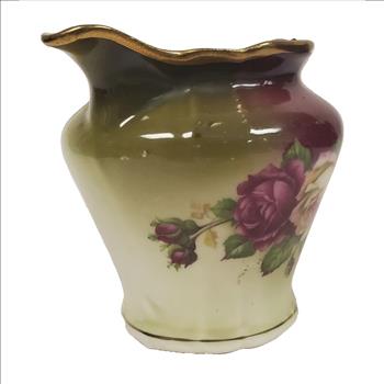 Vintage RW Bavaria Porcelain Rose Pattern Creamer