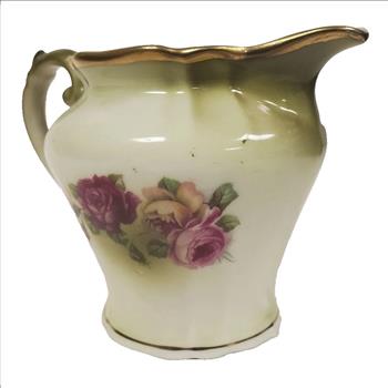 Vintage RW Bavaria Porcelain Rose Pattern Creamer