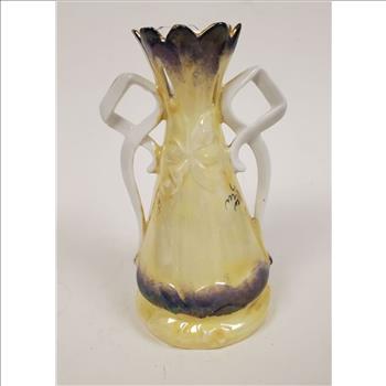 Vintage Hand Painted German Porcelain Bud Vase 5.25