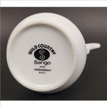 VTG Japan Sango Wild Country Shenandoah 8501 Bone China Creamer
