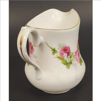 Vintage England Royal Osborne Fine Bone China Sugar Bowl and Creamer