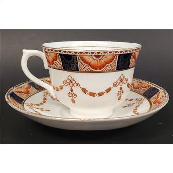 Vintage England Colclough 4995 Fine Bone China Tea Cup And Saucer 