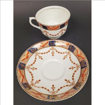 Vintage England Colclough 4995 Fine Bone China Tea Cup And Saucer 