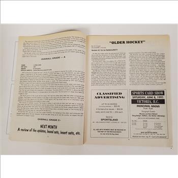 Vintage Canada Jun 1991 Sluggers Hocky Card Update Magazine