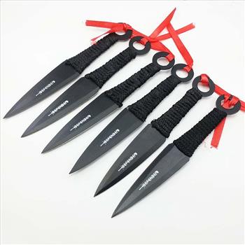 6pc Naruto Ninja Kunai Throwing Knife Set