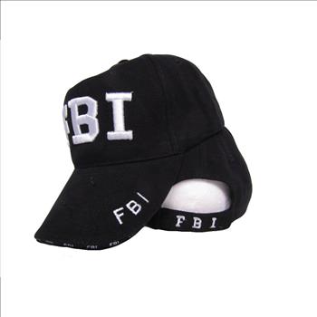 FBI Federal Bureau of Investigation Letters Embroidered Baseball Style Cap Hat