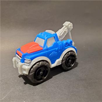 2 Piece Playdoh Blue Tow Truck & Kid Galaxy Dump Truck Plastic Toys