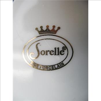 Vintage Sorelle Fine Porcelain Trinket Boxes and Light