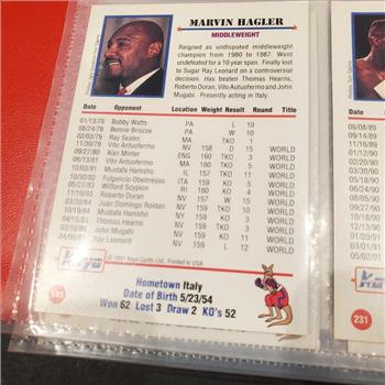 Vintage Lot of 61 Cards 1991 Koyo Boxing Trading Cards