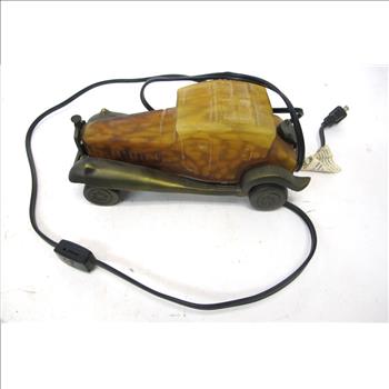 Vintage Table Lamp With Car Shape