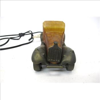 Vintage Table Lamp With Car Shape