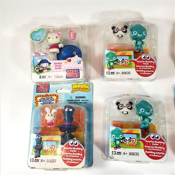 Lot of 12 Mega Bloks Moshi Monsters Figs