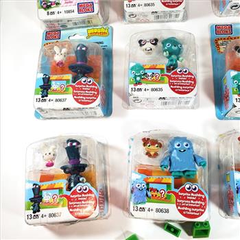 Lot of 12 Mega Bloks Moshi Monsters Figs