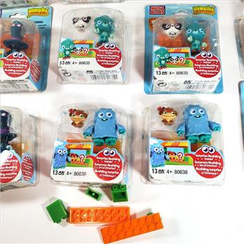 Lot of 12 Mega Bloks Moshi Monsters Figs