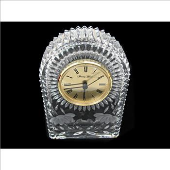 Princess House Crystal Clock c. 1970s