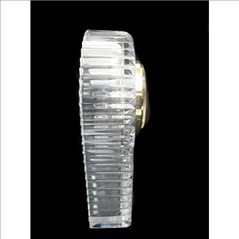 Princess House Crystal Clock c. 1970s