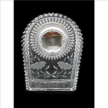 Princess House Crystal Clock c. 1970s