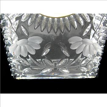 Princess House Crystal Clock c. 1970s