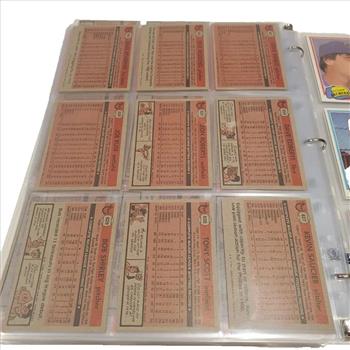 Lot of 50+ Cards of 1981 Topps Baseball MLB Trading Cards