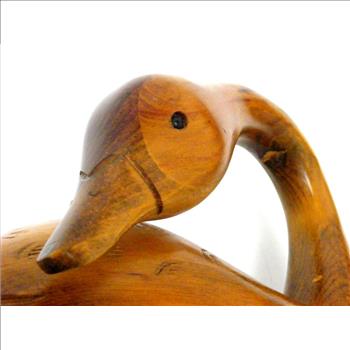 Goose Wood Carving