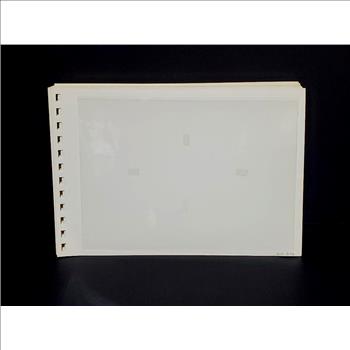 40 Pages of Stamp Collection Binder Empty Sleeves 10