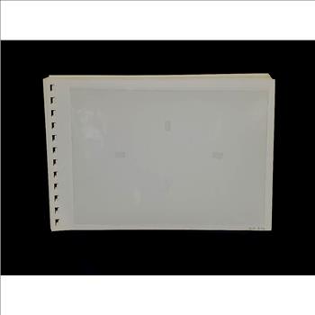 40 Pages of Stamp Collection Binder Empty Sleeves 10
