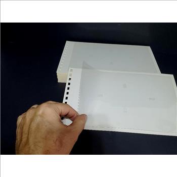 40 Pages of Stamp Collection Binder Empty Sleeves 10