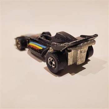 Vintage 1973 Hot Wheels Malibu Grand Prix Formula 1 Race Car Black 1:64 Diecast